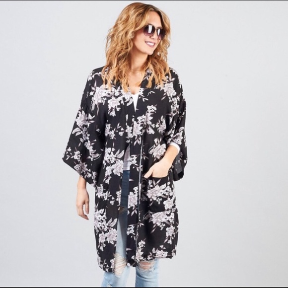 Spiritual Gangster Other - Spiritual Gangster Maya Floral Kimono